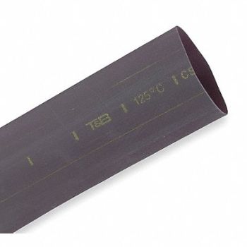 SHRINK-KON Shrink Tubing 6 in Blk 1 in ID PK5, 3KH61