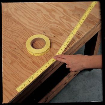 GRAINGER APPROVED Adhesive Backed Tape Measure 1 x 500 In, 3KHL1