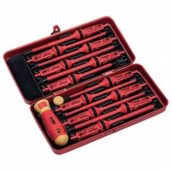 BONDHUS Ins. Multi-Bit Screwdriver Set 12-in-1, 3KHY4