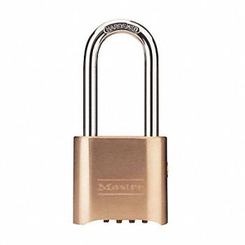 MASTER LOCK Combination Padlock 1 1/2 in Rectangle, 3KJJ2
