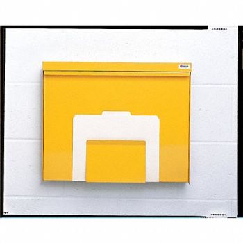 WALL-RITE Chart Holder 20x13-1/2 Gray, 3KLN5