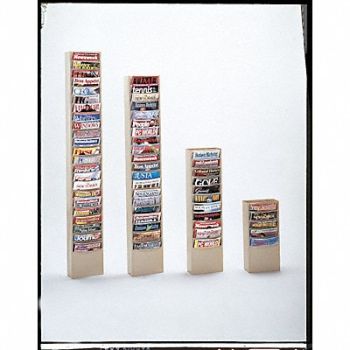 CON-TUR Literature Rack 20 Compartment Tan, 3KLU7