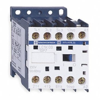 SCHNEIDER ELECTRIC IEC Mini Magnetic Contactr 120VAC 9A 1NC, 3KM20