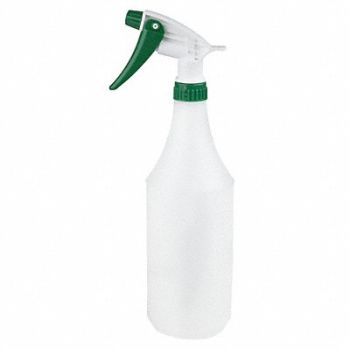 GRAINGER APPROVED TriggrSprayBottle 32oz 12 1/2 H Whte PK3, 3KMA3