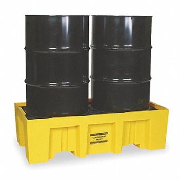 EAGLE Drum Containnment Pallet 2 Drum 4k lb, 3KN24