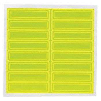 ACCUFORM D5953 Hard Hat Label 1 in H 4 in W PK16, 3KNU4