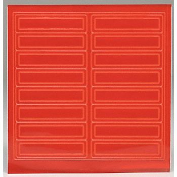 ACCUFORM D5953 Hard Hat Label 1 in H 4 in W PK16, 3KNU5