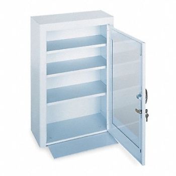 DURHAM MFG First Aid Cabinet Steel Plastic Door, 3KR08