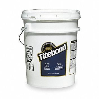 TITEBOND Wood Glue 5 gal Pail Container, 3KRU2