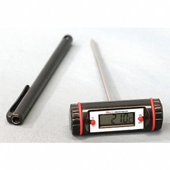 THERMCO Digital Pocket Thermometer Plastic, 3KTR5