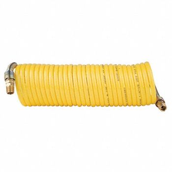 GUARDAIR Coiled Air Hose 1/4 ID x 25 ft., 3KVH5