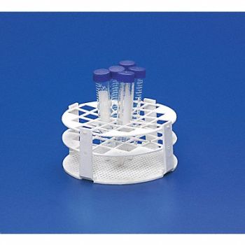 GRAINGER APPROVED ROUND TEST TUBE RACK, 3KVT4