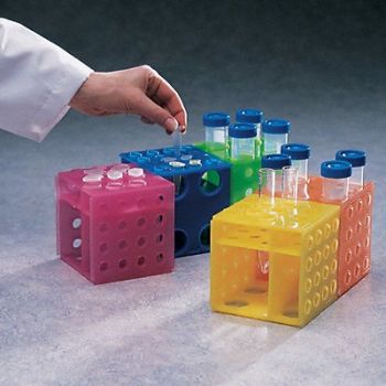HEATHROW SCIENTIFIC RACKS CUBE PP ASSORTED PK5, 3KWH8