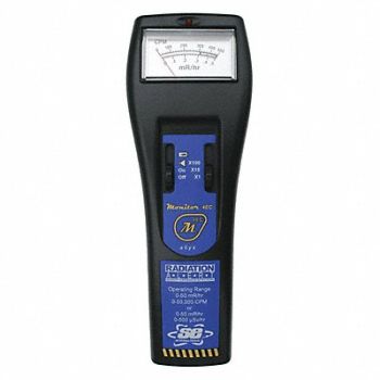 RADIATION ALERT Analog Radiation Detector, 3KWK9