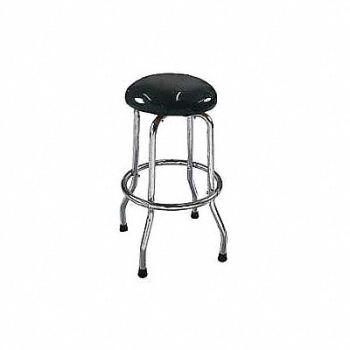 TRAXION Round Stool Black 27.5 H, 3KYP7