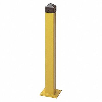 GRAINGER APPROVED Bollard Concrete 5 36 in H Yellow, 3KZU7