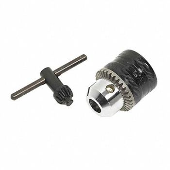 JACOBS Drill Chuck Keyed Steel 1/2 In 1/2-20, 3L952