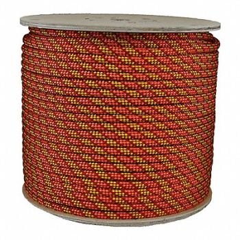 ALL GEAR Climbing Rope PES 1/2 in Dia 600 ft L, 3LCW1