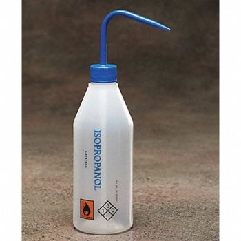 DYNALON Wash Bottle 500mL Std Spout Plastic PK5, 3LDX4