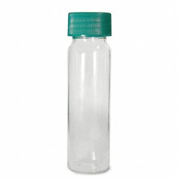 QORPAK Vial 6 dram 22mL Borosilicate Glass PK72, 3LEC8
