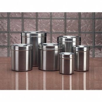 GRAINGER APPROVED Dressing Jar 7.6L Metal Wide, 3LEF7
