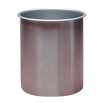 GRAINGER APPROVED Rolled Beaker 7.8L SS, 3LEK3