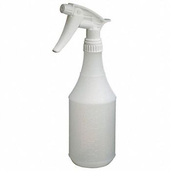 GRAINGER APPROVED TriggrSprayBottle 24oz 12 1/2 H Whte PK3, 3LFP9