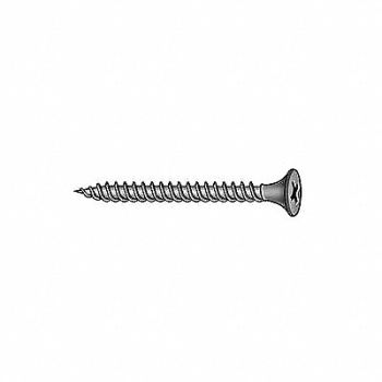 GRAINGER APPROVED Drywall Screw 6 L #10 Phosphate PK1000, 178J44