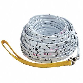 KESON Surveyor Rope 1/4 In x 100 ft In./Ft., 3LJL4