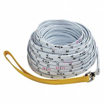 KESON Surveyor Rope 1/4 In x 100 ft In./Ft., 3LJL5