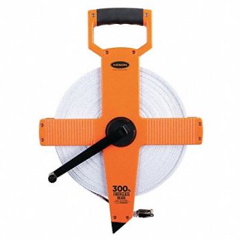KESON Long Tape Measure 1/2 Inx300 ft Pumpkin, 3LJN3