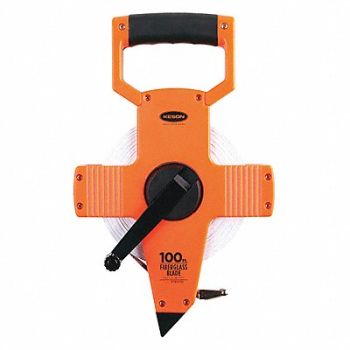 KESON Long Tape Measure 1/2 Inx100 ft Pumpkin, 3LJP2