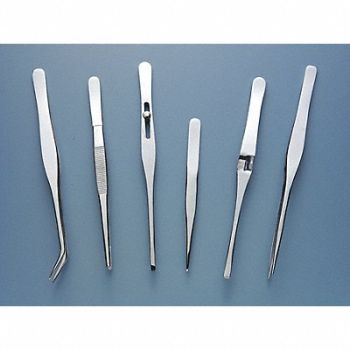 AVEN Tweezer Set Plastic Pouch 6 Pc, 3LJZ3