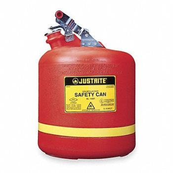 JUSTRITE Type I Safety Can 5 gal Red 16In H, 3LLD6