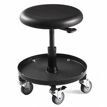 BEVCO Round Stool 5-Star Black 27 H, 3LLW2