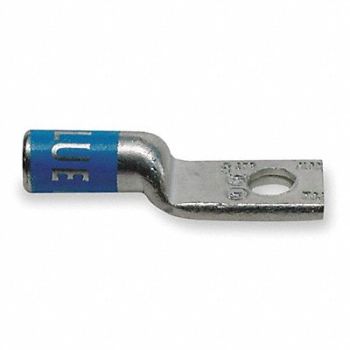 THOMAS BETTS OneHoleLugCmprsnConn Long Blue 24, 6MFT1