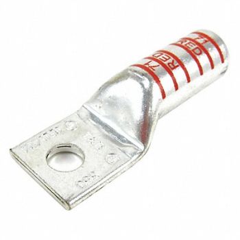 THOMAS BETTS OneHoleLugCmprsnConn Long Red 71, 3LM97