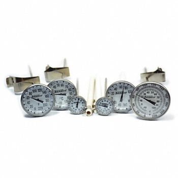THERMCO Dial Pocket Thermometer 8 in L, 3LPL8