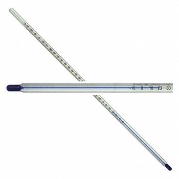 EVER-SAFE Liquid In Glass Thermometer 0 to 230F, 3LRK5