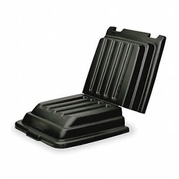 RUBBERMAID COMMERCIAL PRODUCTS Tilt Truck Lid Black Fits 13-1/2 cu ft., 3LU54