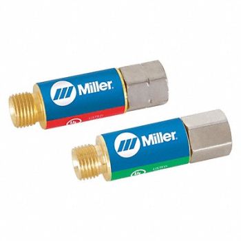 SMITH EQUIPMENT MILLER H743 Flashback Arrestor Set, 3LVR5