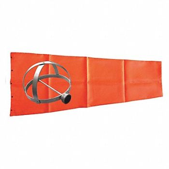 GRAINGER APPROVED Windsock Kit Orange 18 In., 3LWE6