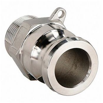GRAINGER APPROVED Cam and Groove Adapter 1 316 SS, 3LX08