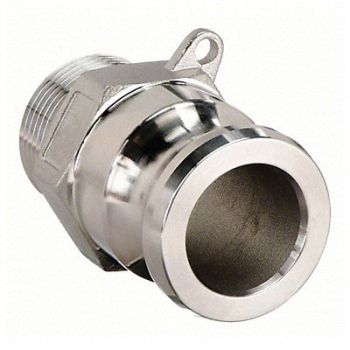 GRAINGER APPROVED Cam and Groove Adapter 2 316 SS, 3LX41