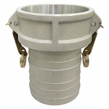 GRAINGER APPROVED Cam and Groove Coupling 4 Aluminum, 3LX63