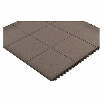 NOTRAX Antifatigue Mat Black 3ft. x 3ft., 3LY65