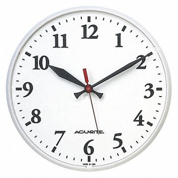 ACURITE Wall Clock Analog Battery, 3LYK5