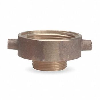 GRAINGER APPROVED Fire Hose Adapter Straight NSTxGHT, 3LZ45