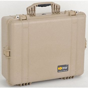 PELICAN ProtCase 6 1/8 in DblThrw Desert Tan, 20FZ50