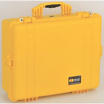 PELICAN ProtCase 6 1/8 in Double Throw Yellow, 3LZL5